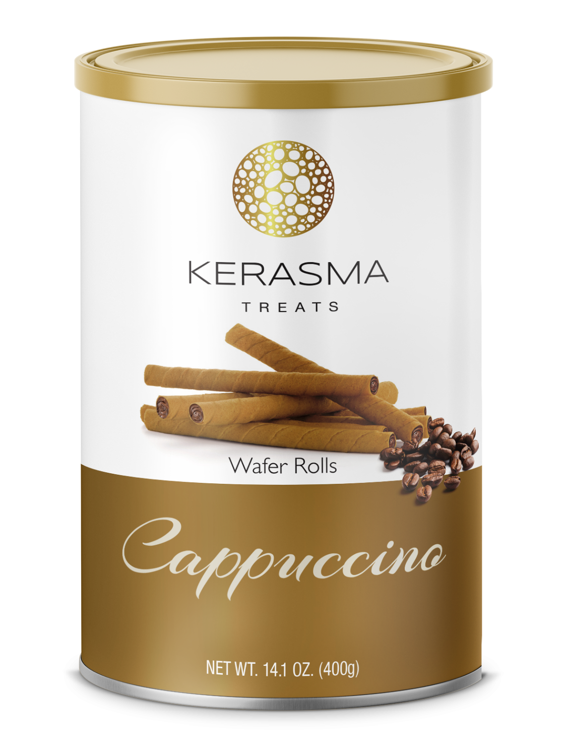 Kerasma waferrolls cappuccino (12 x 400g)