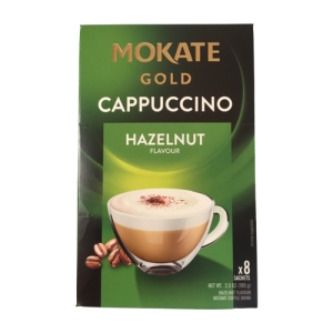 Mokate gold cappuccino hasselnöt (12 x 120g)