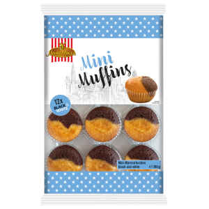 Mini muffins black & white (14 x 280g)
