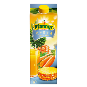 Multi juice drink with pineapple and carrot (6 x 2L)
