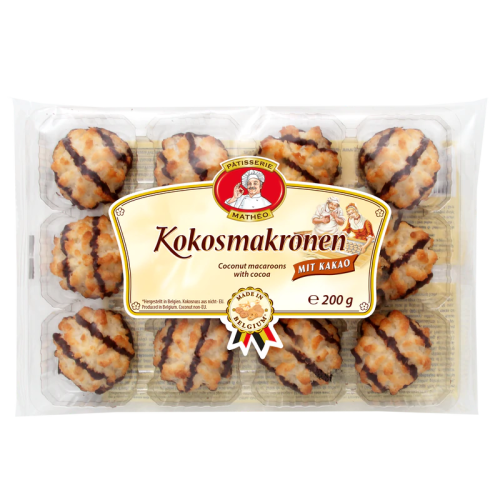 Coco macaroons with cacao (14 x 200g)