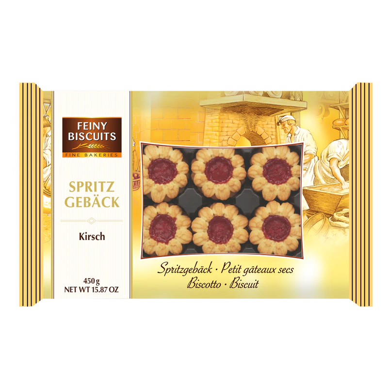 Crispy biscuit with sour cherry flavoured (12 x 450g)