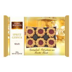 Crispy biscuit with sour cherry flavoured (12 x 450g)