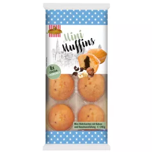 Mini muffins cocoa & hazelnut (15 x 240g)