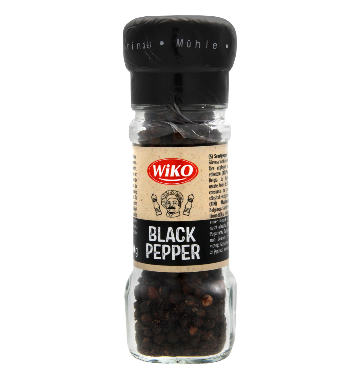 Grinder black pepper Wiko (6 x 50g)