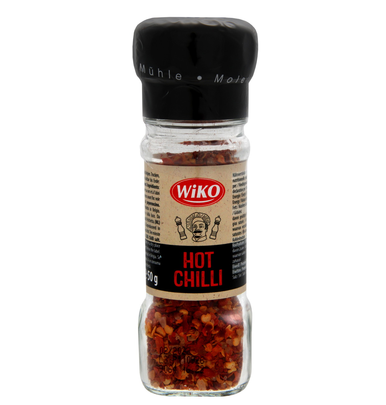 Grinder spice chili hot Wiko (6 x 50g)