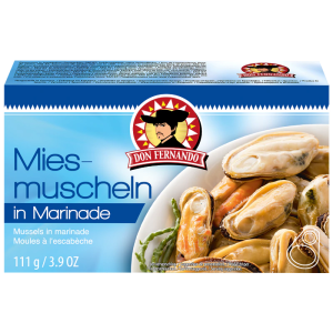 Blue mussel in marinade (25 x 111g)
