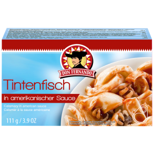 Calamary in american sauce (25 x 111g)