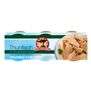 Tuna in vegetable oil 3-pack (32 x 240g)