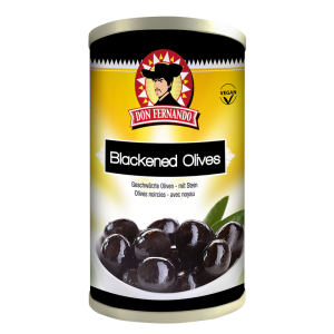 Blackened olives with pit (12 x 350g)