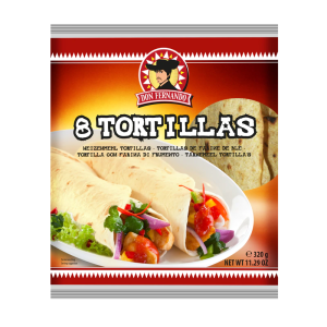 Wheat flour tortillas 8x20cm (14 x 320g)