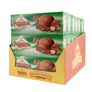 Biscuits with hazelnut filling (18 x 150g)