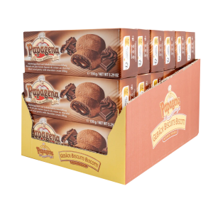 Biscuits with chocolate filling (18 x 150g)
