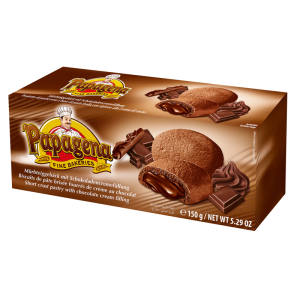 Biscuits with chocolate filling (18 x 150g)