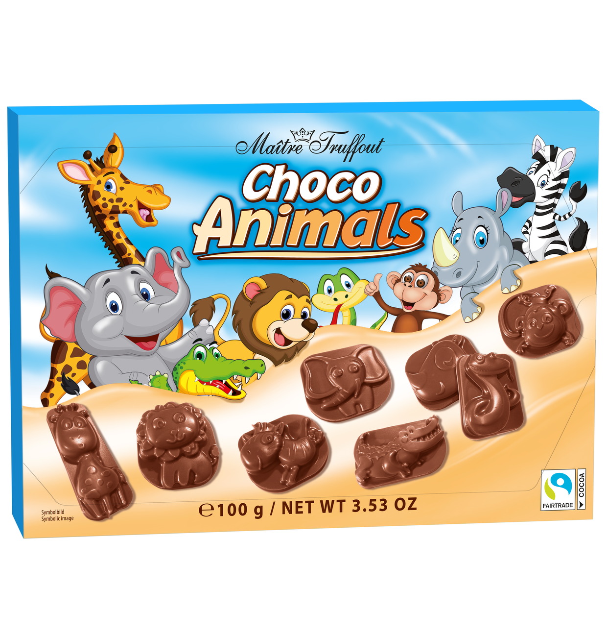 Milk chocolate choco animals (22 x 100g)