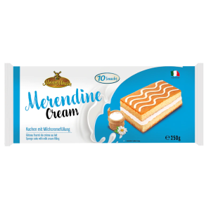 Biscuit snack with milk cream (12 x 250g)