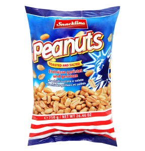 Peanuts roasted and salted (12 x 750g)