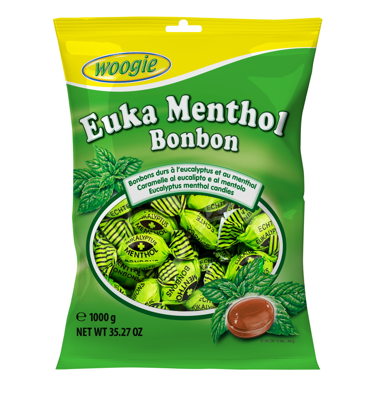 Bonbons Euka Menthol Woogie (6 x 1kg)