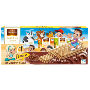 Kids-wafers with chocolate cream 5x45g (14 x 225g)