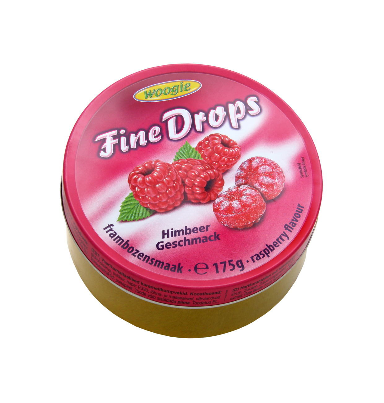 Fine Drops with raspberry flavour (10 x 175g)