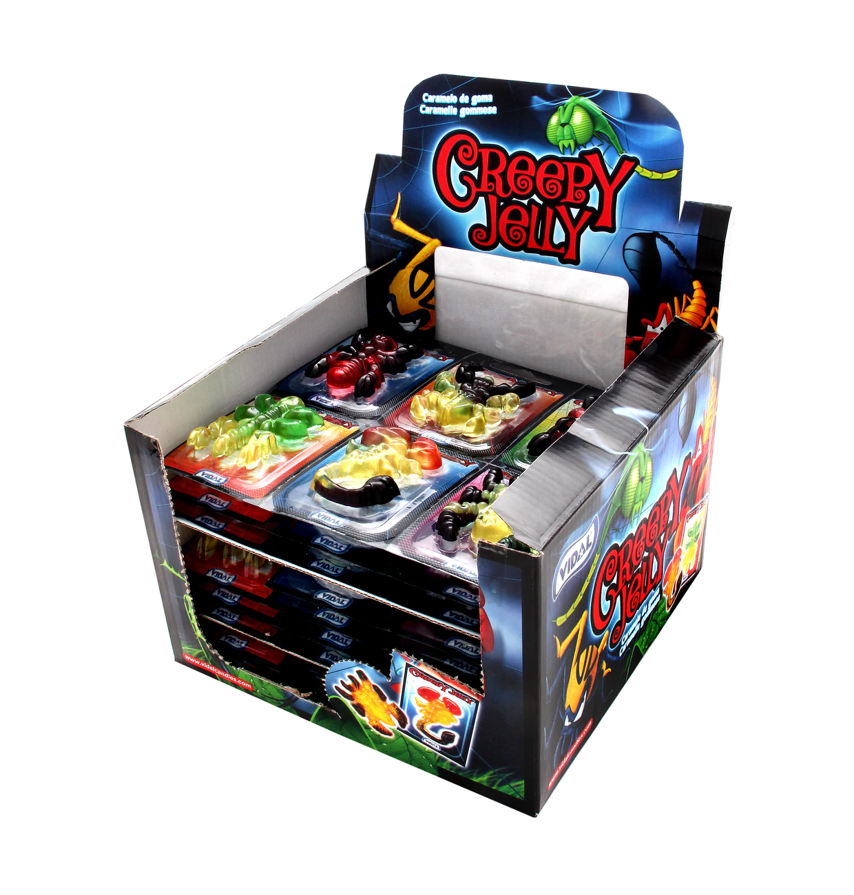 Creepy Jelly fruit gum insects 6-pack (11 x 11g)