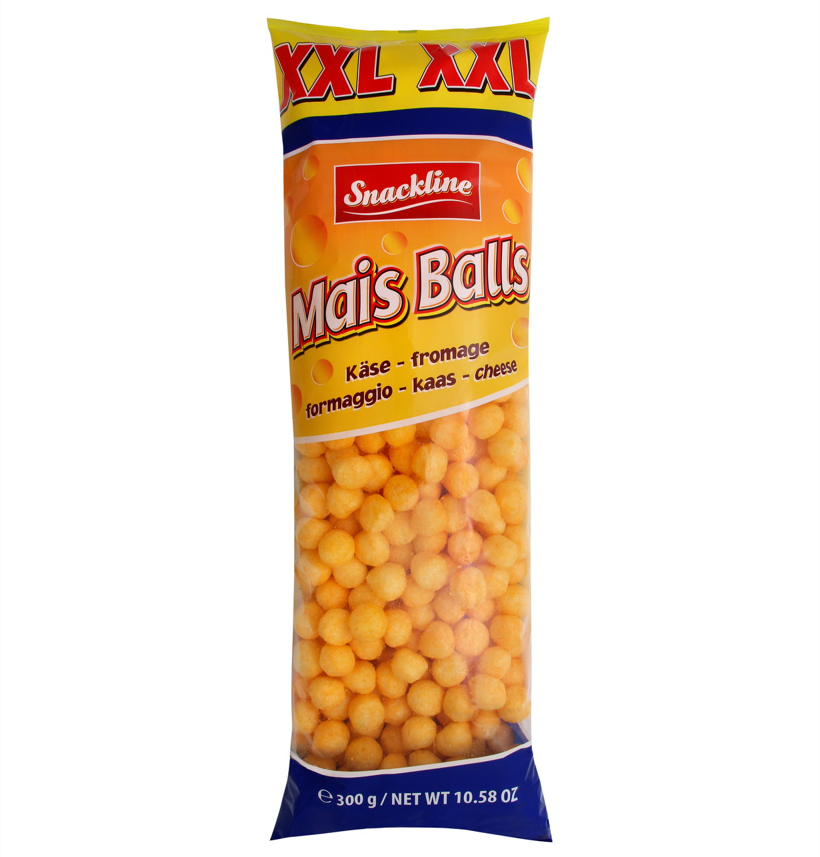 XXL Cheese balls corn snack salted (18 x 300g)
