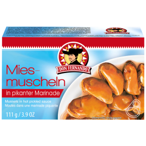 Mussels in spicy marinade (25 x 111g)