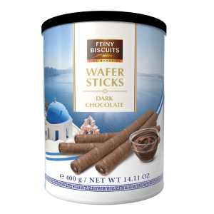 Wafer rolls with dark chocolate cream (12 x 400g)