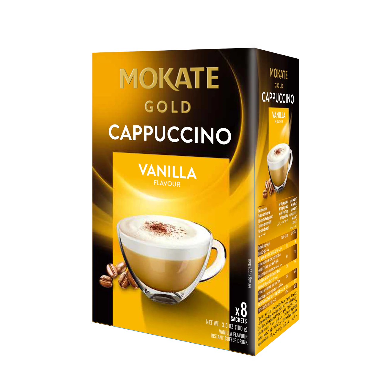 Mokate Cappuccino Gold Vanilla (12 x 100g)