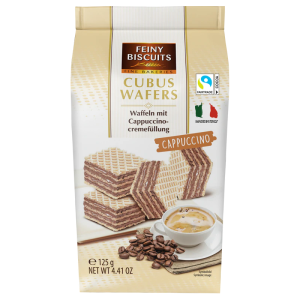 Cubus Wafers Cappuccino (12 x 125g)