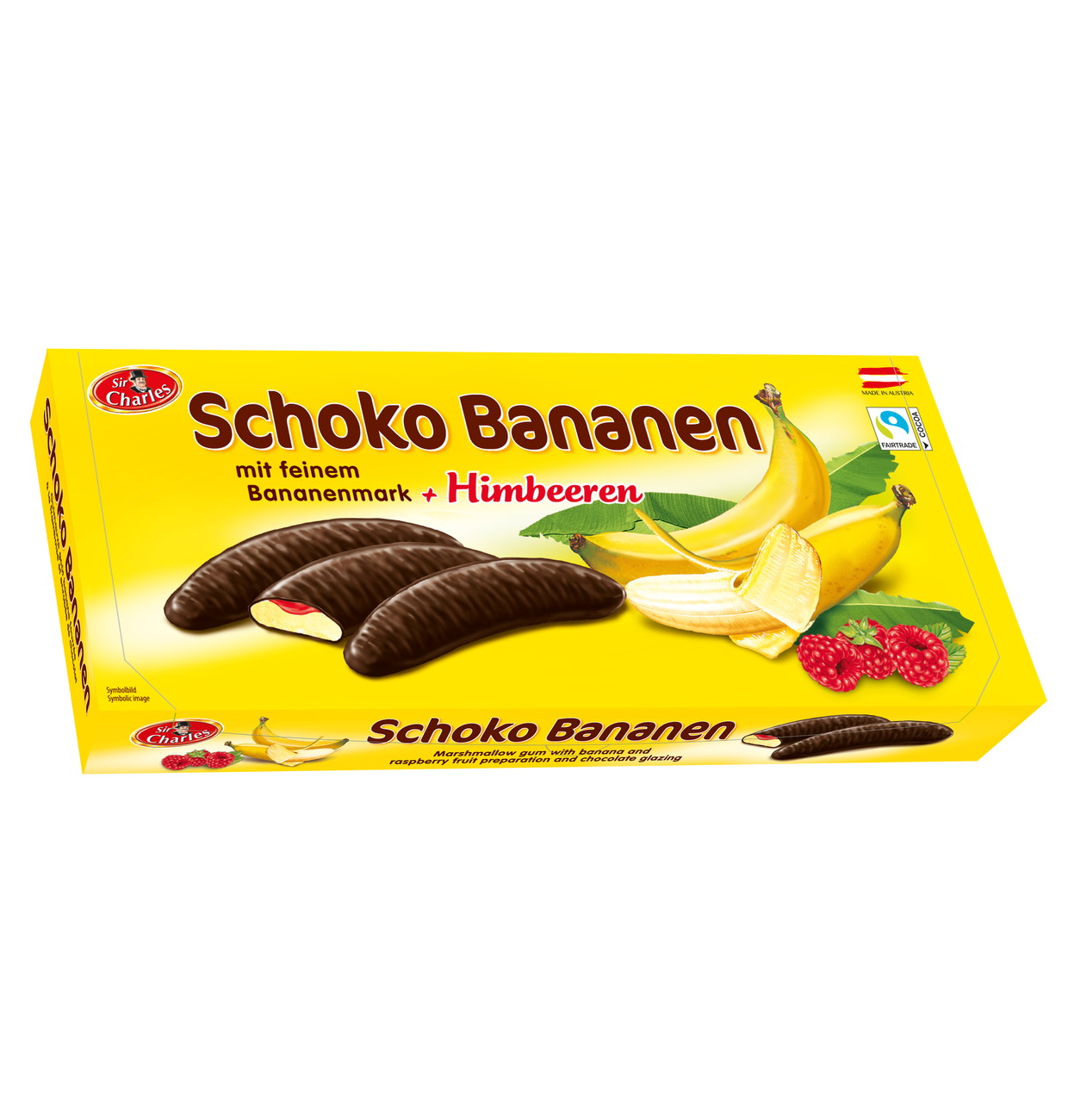 Schoko Bananen raspberry Sir Charles (15 x 300g)