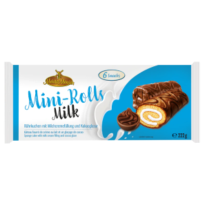 Mini-Rolls Milk (18 x 222g)