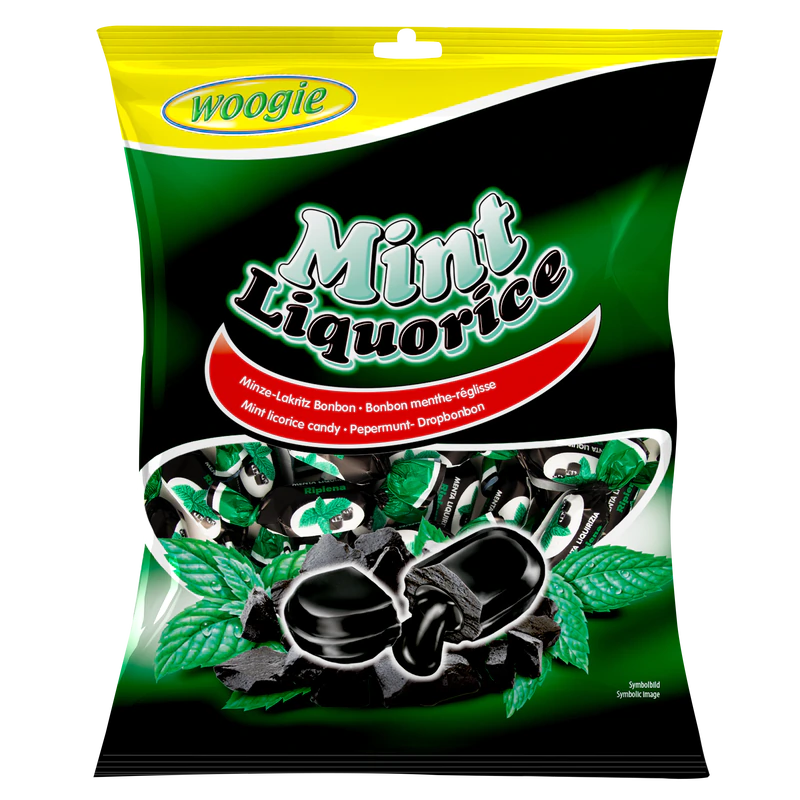 Mint liquorice candies (24 x 170g)