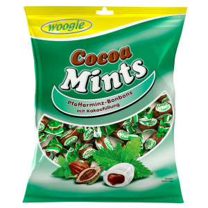 Pepparmintskarameller med kakaofyllning (24 x 150g)