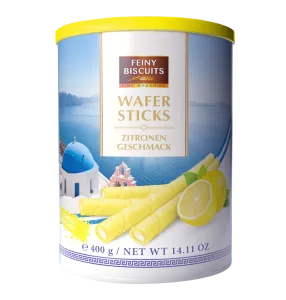 Wafer rolls with lemon-flavored cream (12 x 400g)