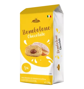 Bombolone with chocolate cream filling (12 x 210g)