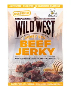 Wild West Beef Jerky Honey BBQ (16 x 60g)