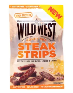 Wild West Beef Jerky/Steak Strips Mix (16 x 60g)