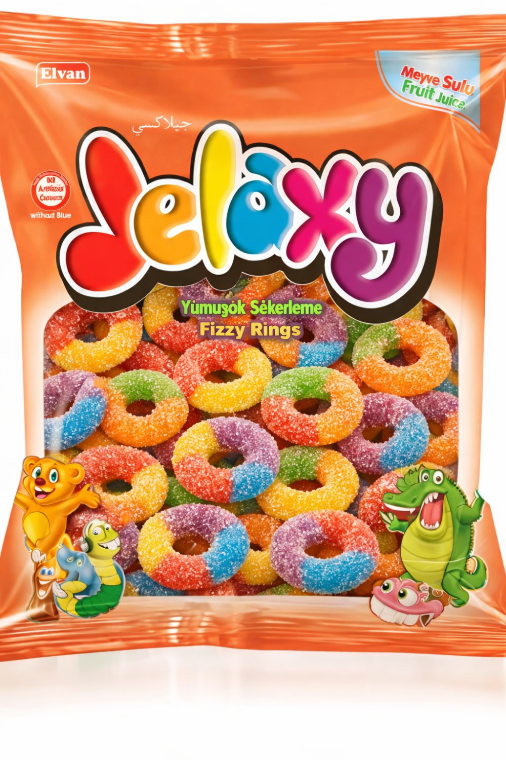Jelaxy Fizzy Rings (8 x 1000g)