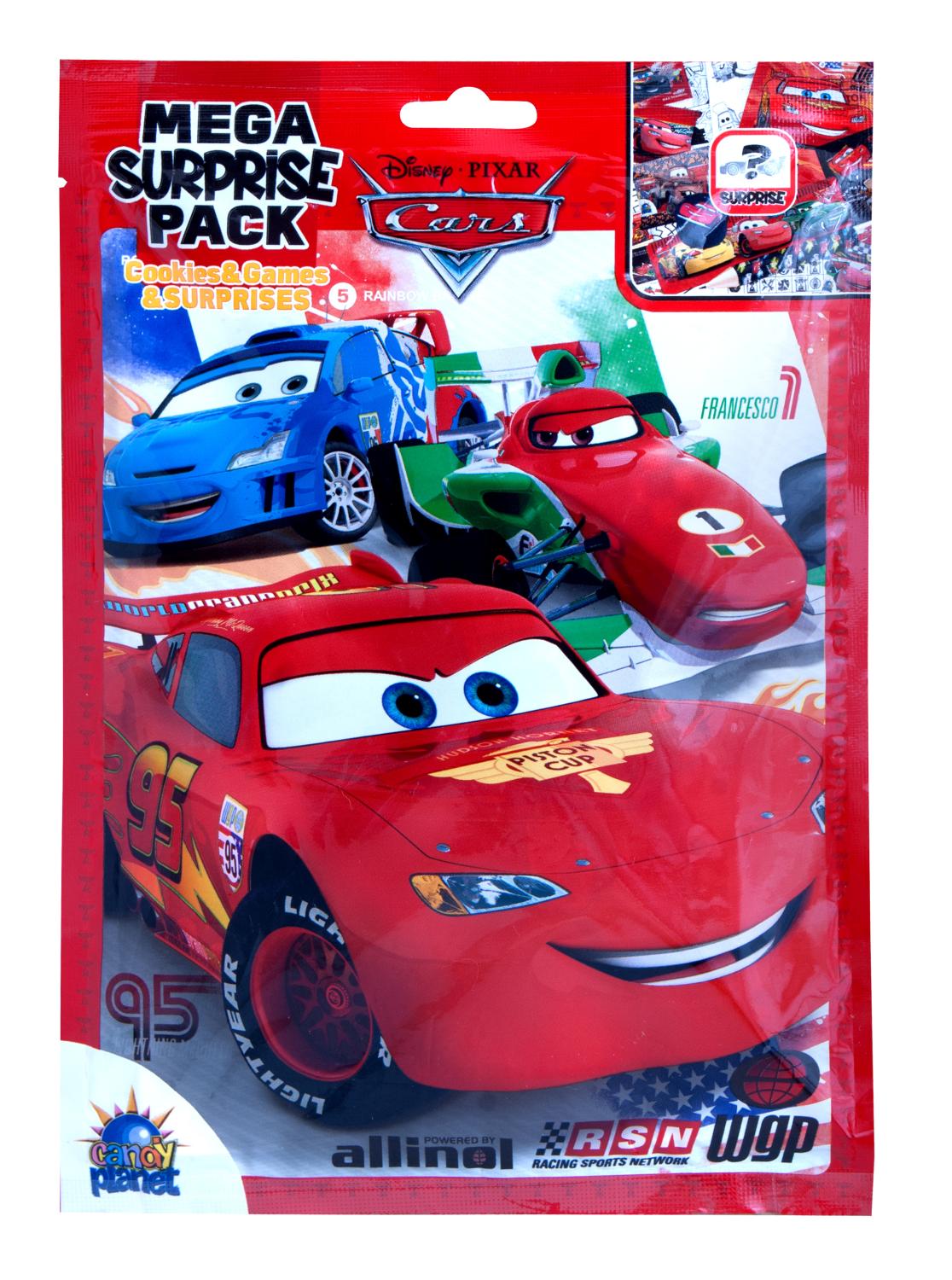 Mega Surprise Pack with cookies Cars (15 x 10g)