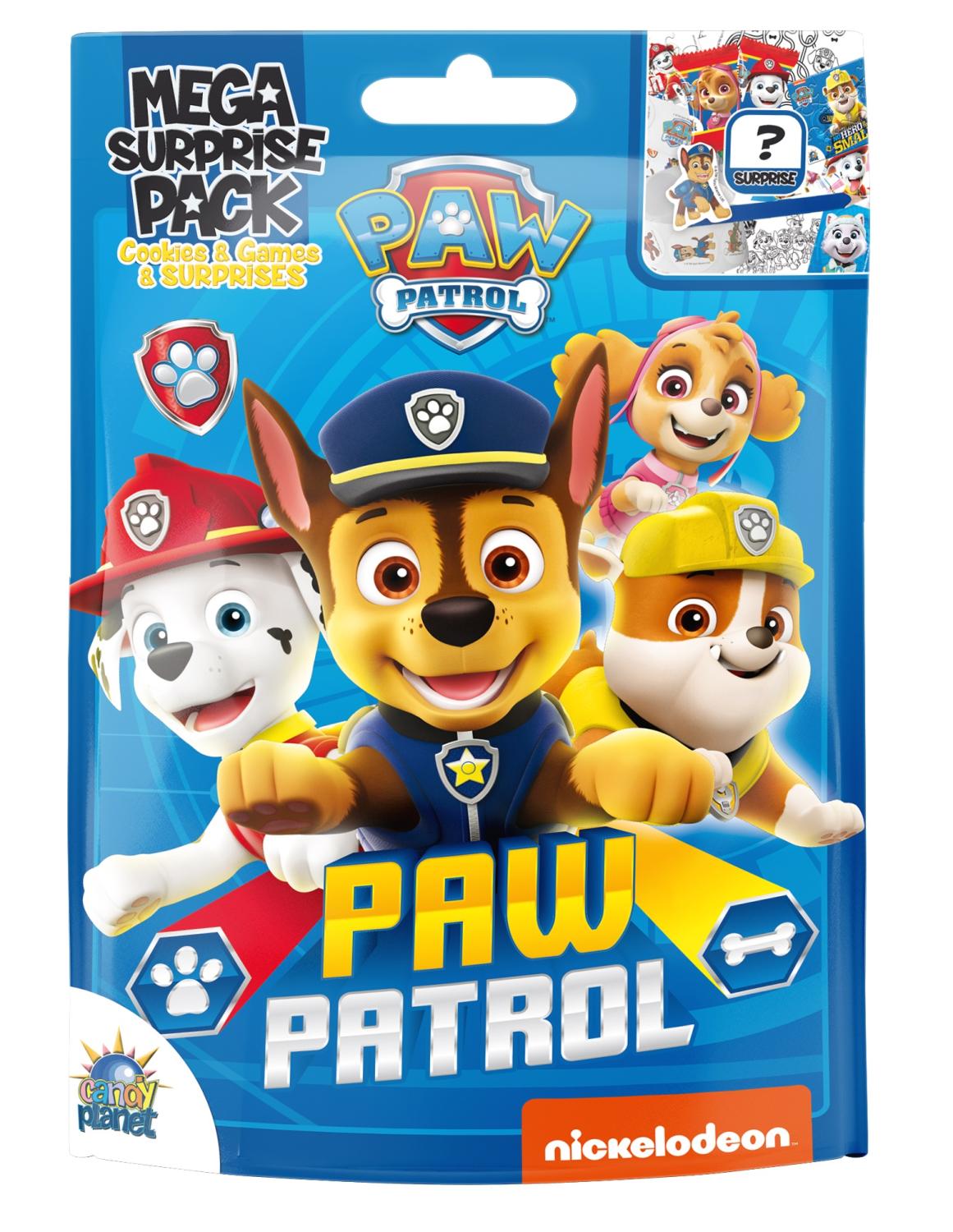 Mega Surprise Pack with cookies Paw Patrol (15 x 10g)
