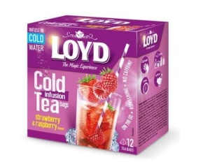 Loyd Cold Tea Strawberry & Raspberry (10 x 30g)