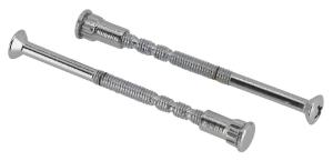 Tryckesskruv M4 Splines Mattkrom 2-pack 90mm
