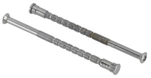 Tryckesskruv M5 Splines Krom 2-pack 90mm