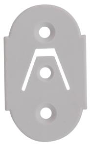 Fästbricka 1102 Plast Vit 2-pack