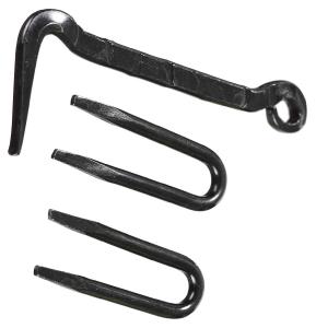 Kasthake Smide Svart 1-pack 100mm