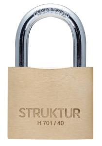 Hänglås Mässing H 701/40 2-pack