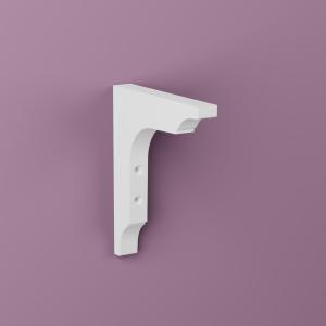 Konsol Fredrik Vit Furu 150x20x170mm