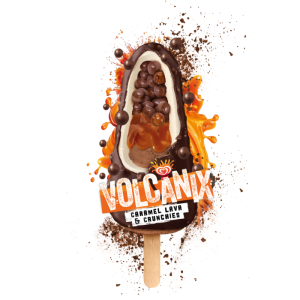 Volcanix Caramel Lava &  Crunchies