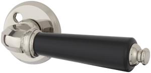 Innerdörrhandtag Ponten Förnicklad/Svart